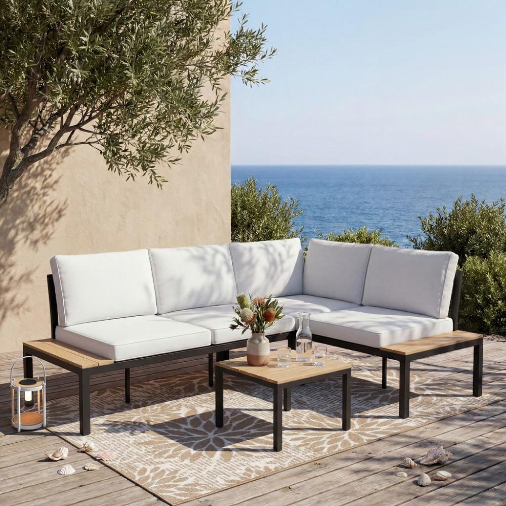 Gartenlounge Arianna 3-teilig  146/76/75 cm 