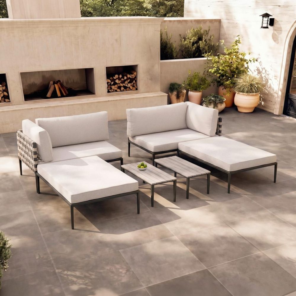 Gartenlounge Enja 6-teilig  104/60/70 cm 