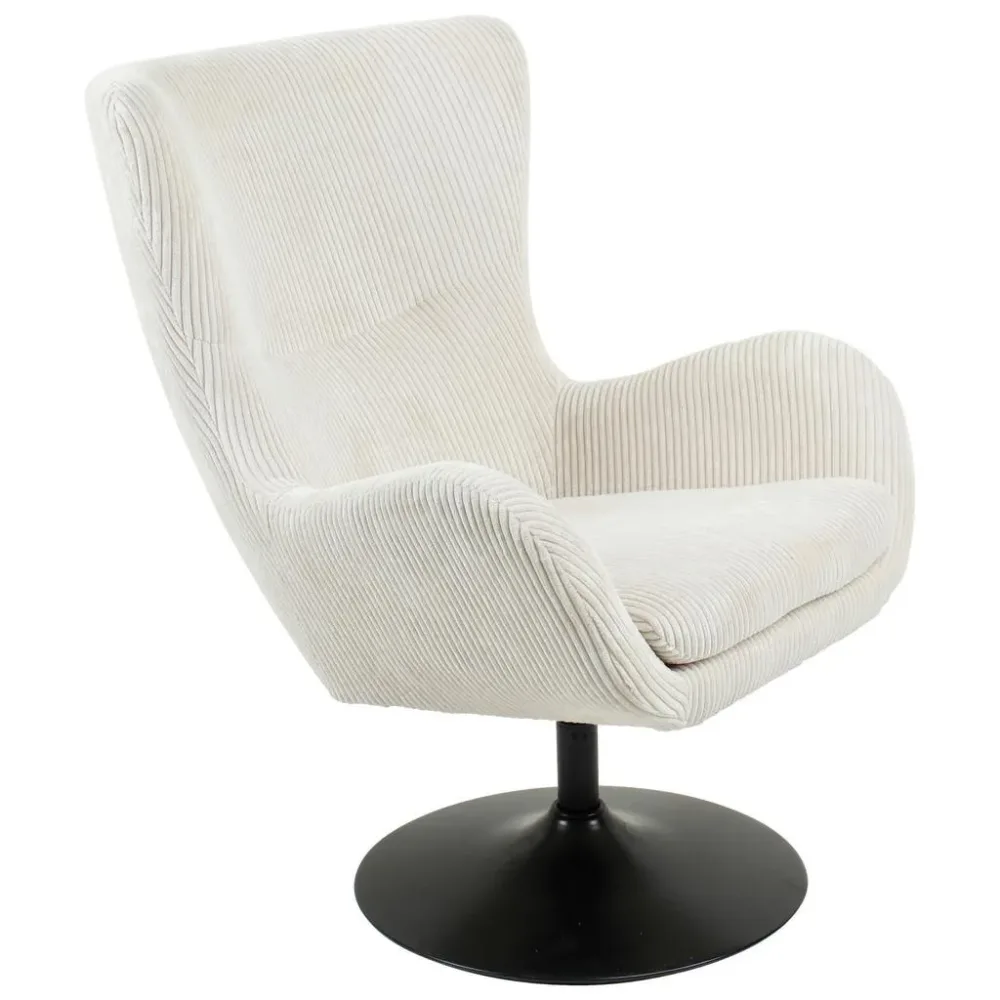 Sessel Shiba In Creme Cord Creme 