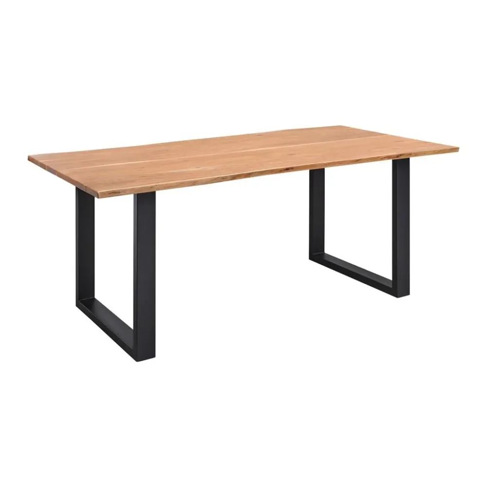 Esstisch Holz, Massiv ''malmo'' Ca.180x90 Cm, Akazie Holz, Metall 