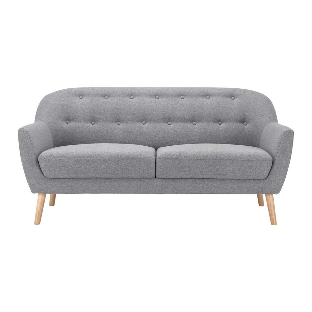 2-sitzer-sofa Anela Webstoff Hellgrau 