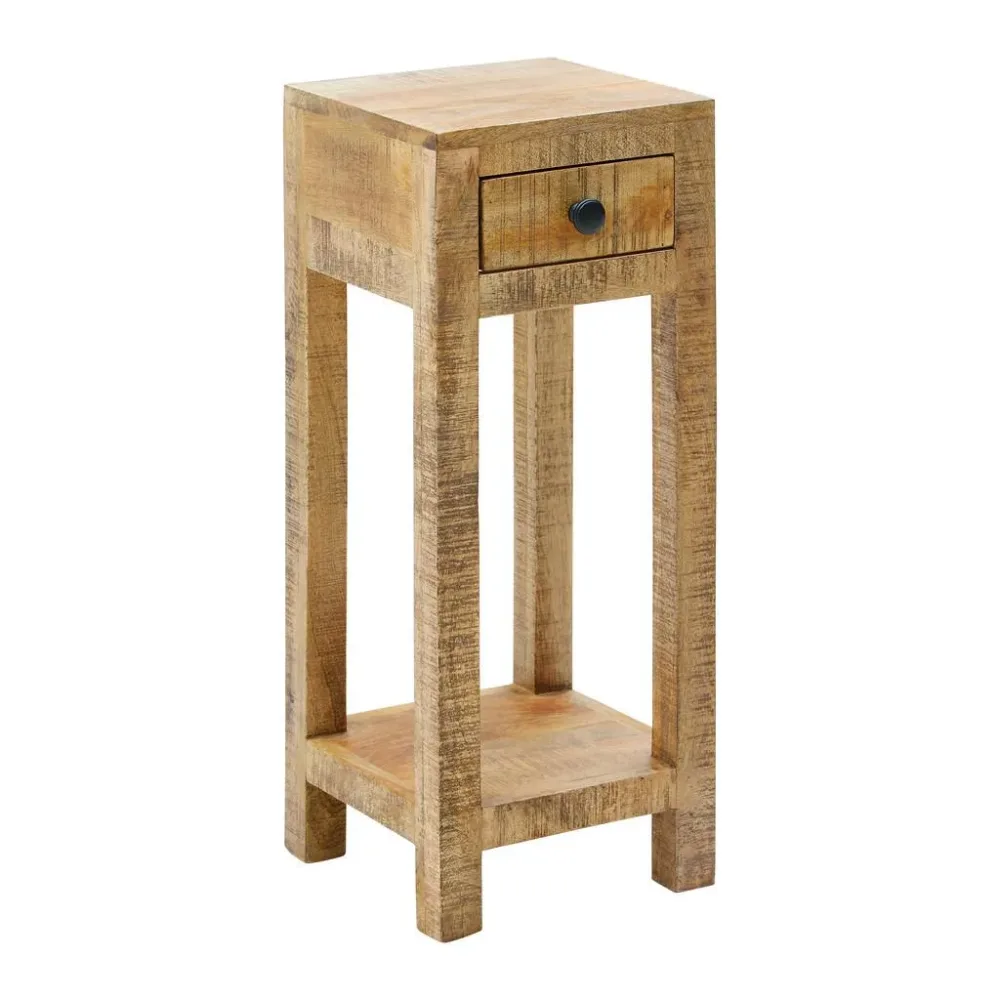Blumentisch In Naturfarben Holz 