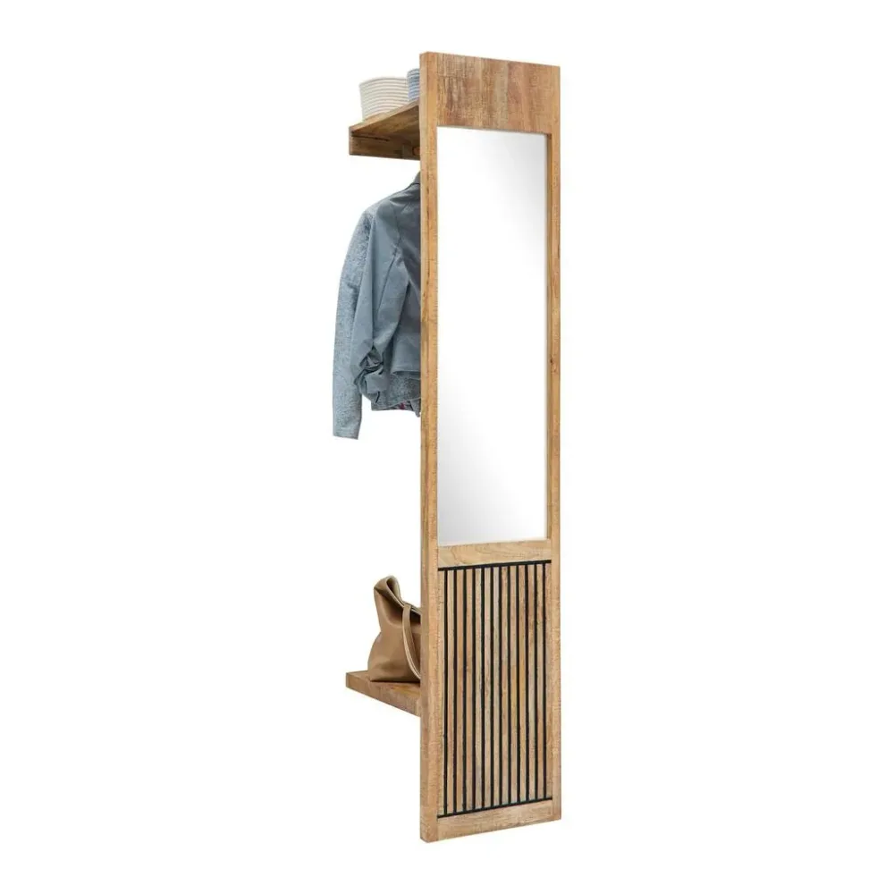 Garderobenpaneel Everest Naturfarben 40/200/47 cm 
