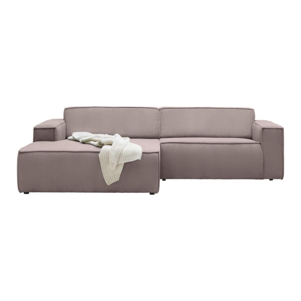 Wohnlandschaft Loft In Graubraun Cord Graubraun 