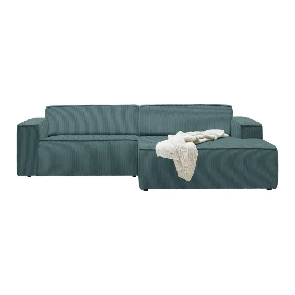 Wohnlandschaft Loft Petrol Cord Petrol 