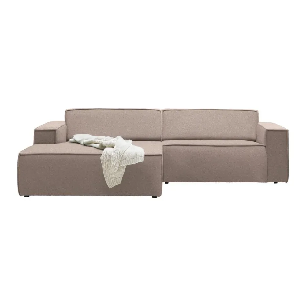 Wohnlandschaft Loft Cappuccino Samt Cappuccino 