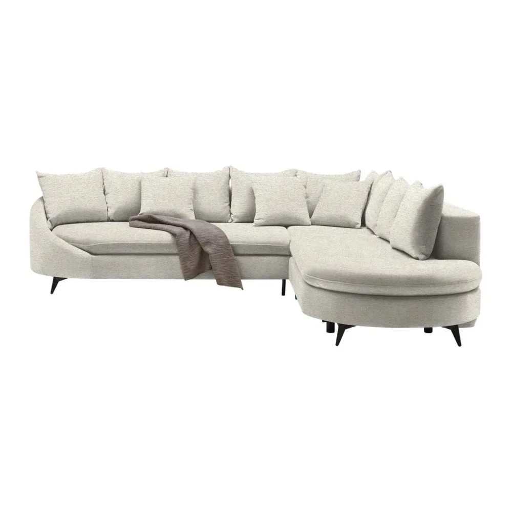 Ecksofa Axel Beige Beige 
