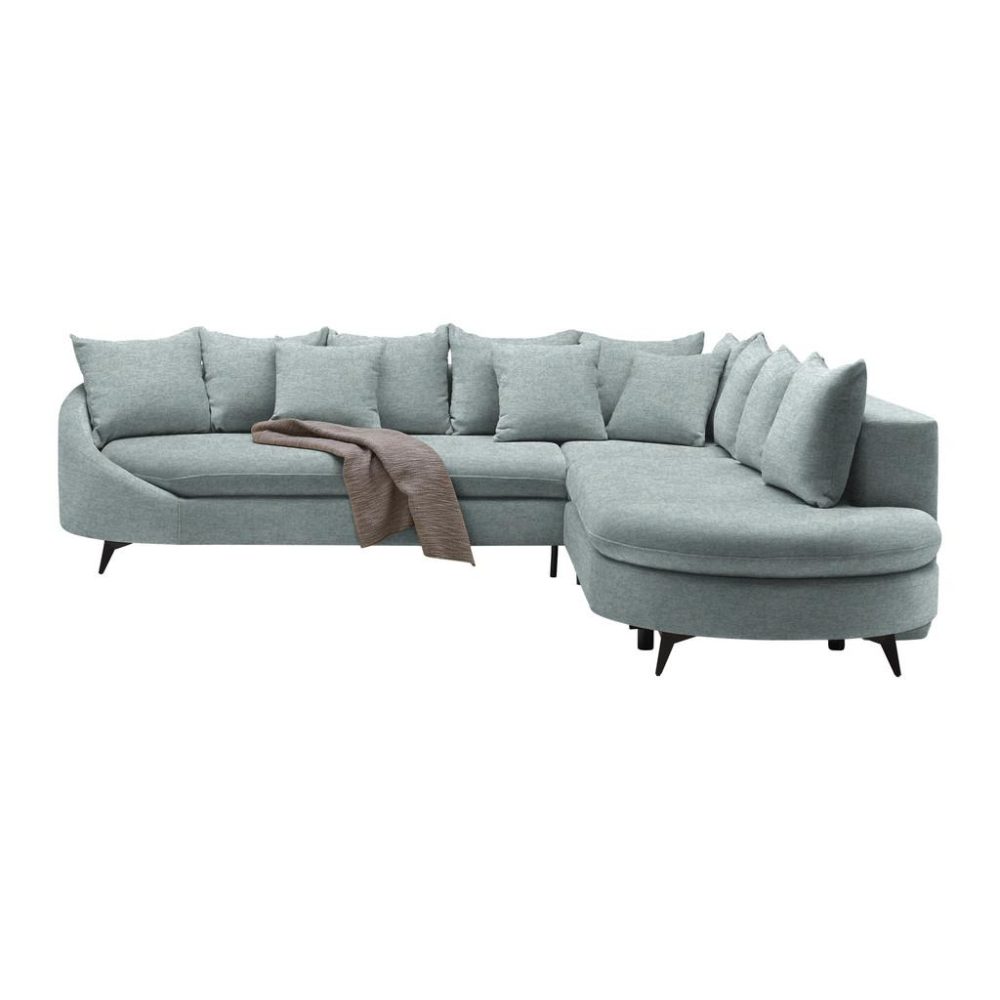 Ecksofa Axel Hellblau Hellblau 