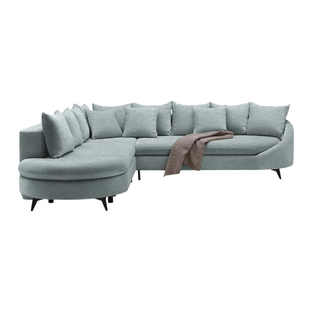 Ecksofa Axel Hellblau Hellblau 