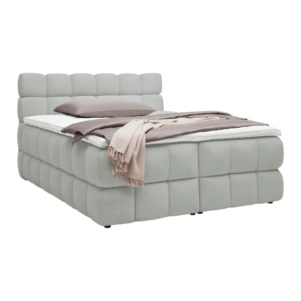 Boxspringbett Bubble Box Grau Ca. 160x200cm 160/200 cm Grau 