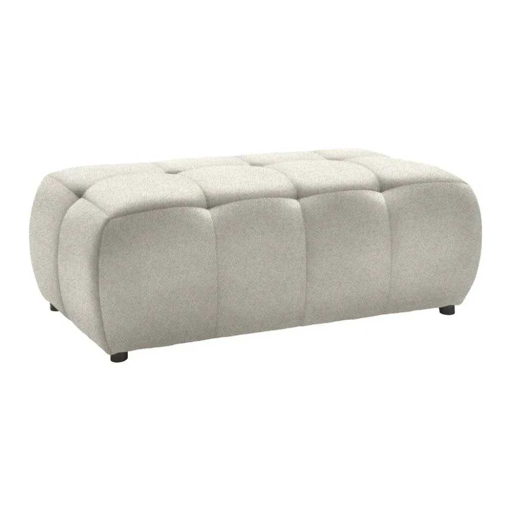 Hocker Sofi Beige Beige Textil 