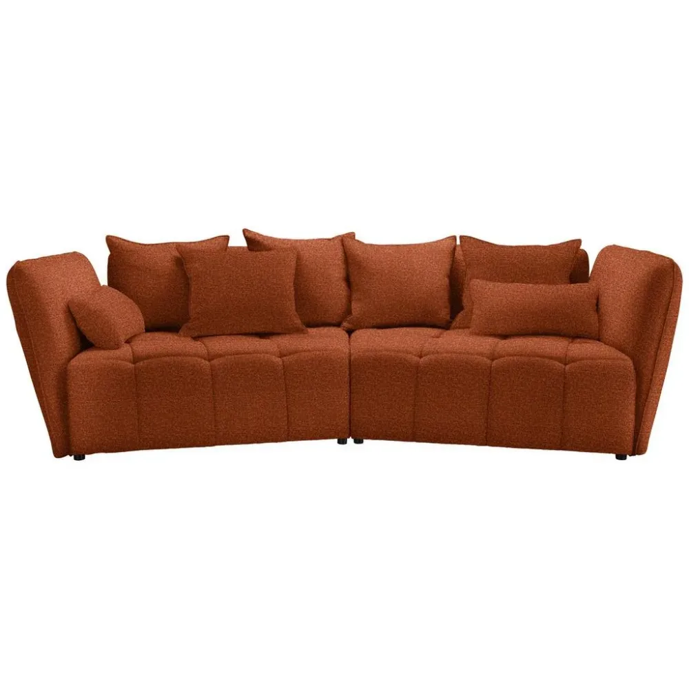 Boxspringsofa Sofi Rostfarben Rostfarben Textil 