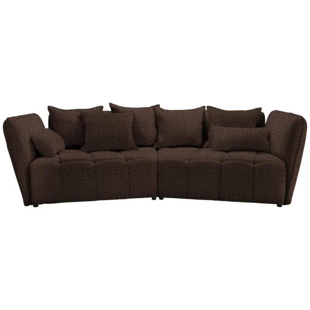 Boxspringsofa Sofi Braun Braun Textil 
