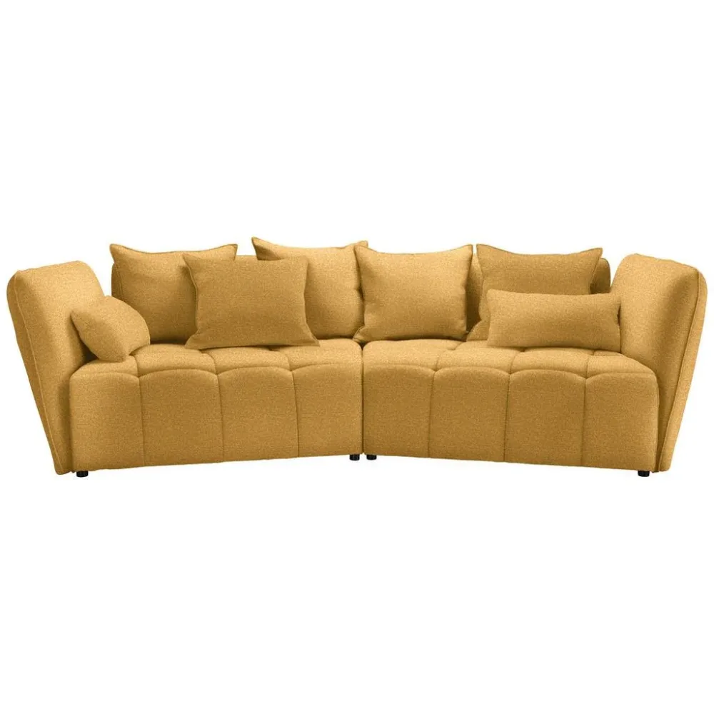 Boxspringsofa Sofi Senfgelb Senfgelb Textil 