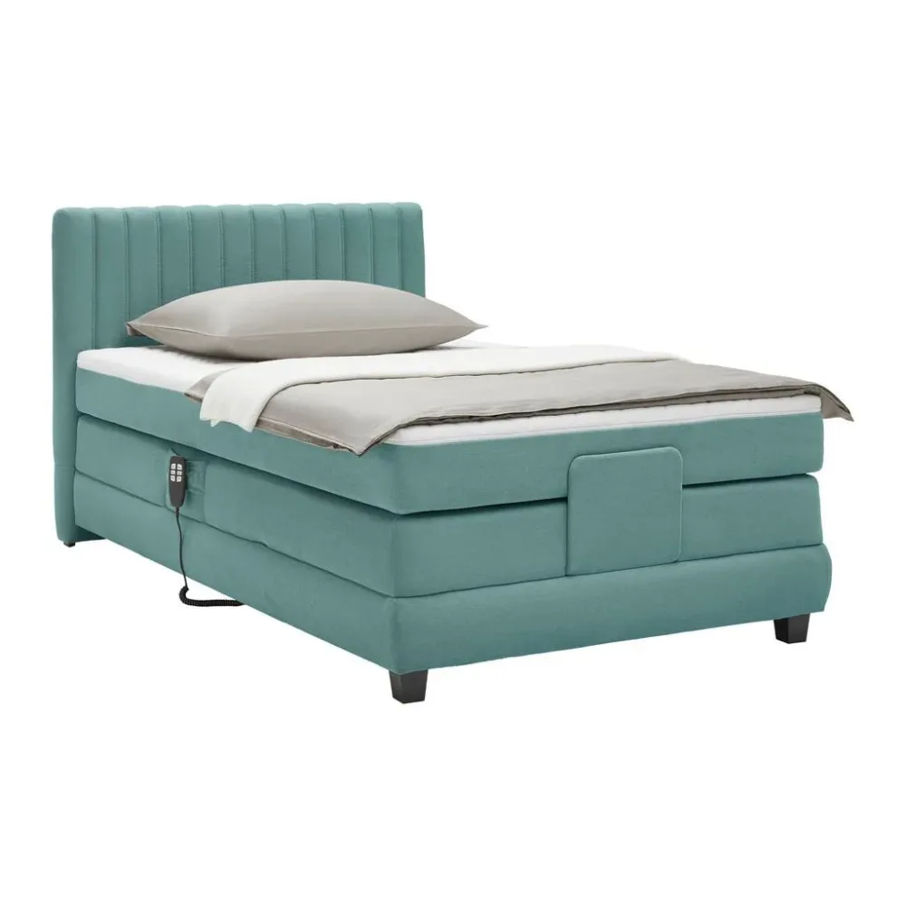Boxspringbett Dixon Türkis Ca. 120x200cm 120/200 cm Türkis 