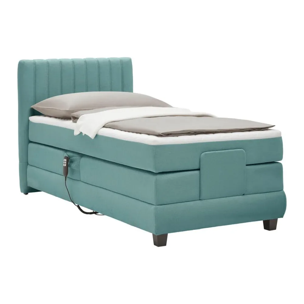 Boxspringbett Dixon Türkis Ca. 90x200cm 90/200 cm Türkis 