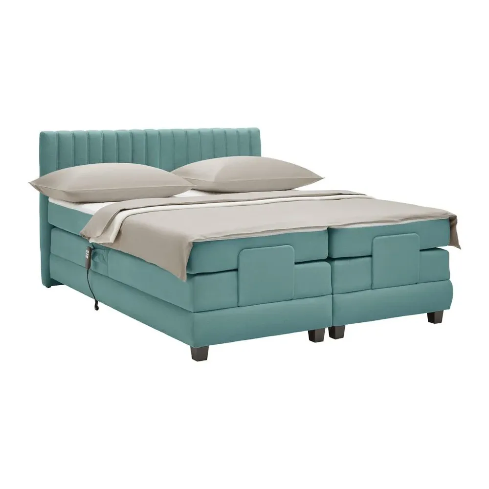 Boxspringbett Dixon Türkis Ca. 180x200cm 180/200 cm Türkis 