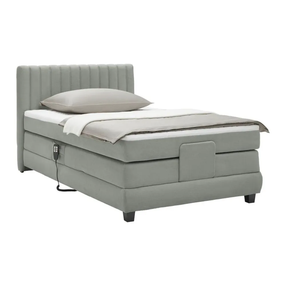 Boxspringbett Dixon Grau Ca. 120x200cm 120/200 cm Grau 