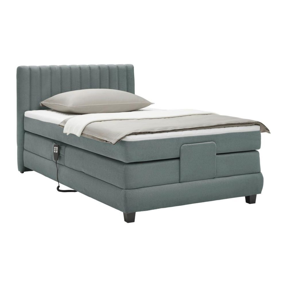 Boxspringbett Dixon Dunkelgrau Ca. 120x200cm 120/200 cm Dunkelgrau 