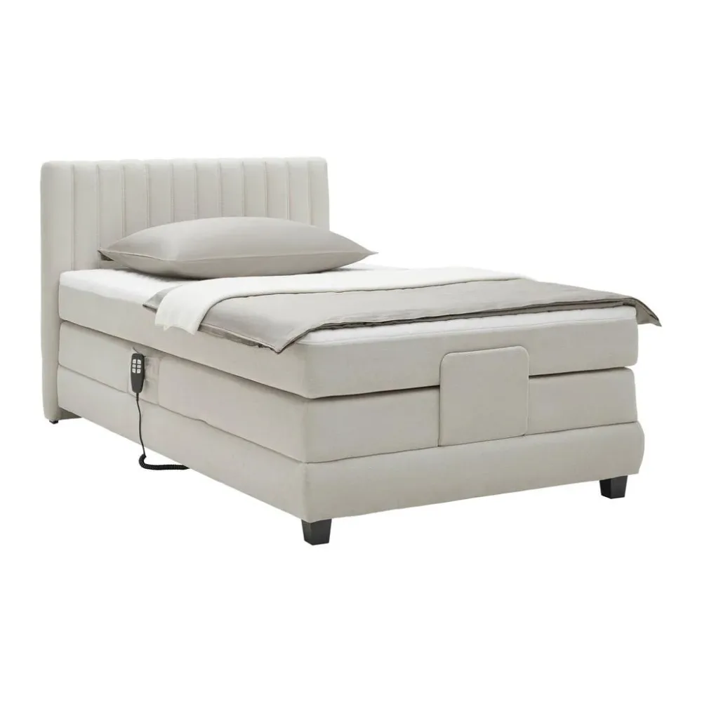 Boxspringbett Dixon Beige Ca. 120x200cm 120/200 cm Beige 