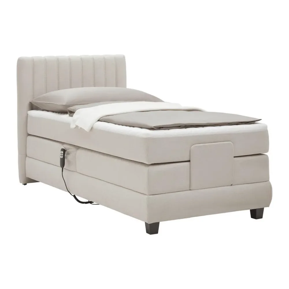 Boxspringbett Dixon Beige Ca. 90x200cm 90/200 cm Beige 