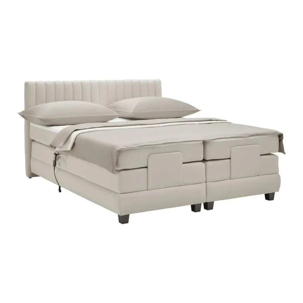 Boxspringbett Dixon Beige Ca. 160x200cm 160/200 cm Beige 