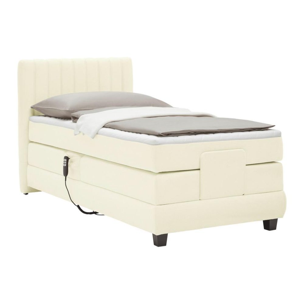 Boxspringbett Dixon Ecru Ca. 90x200cm 90/200 cm Ecru 