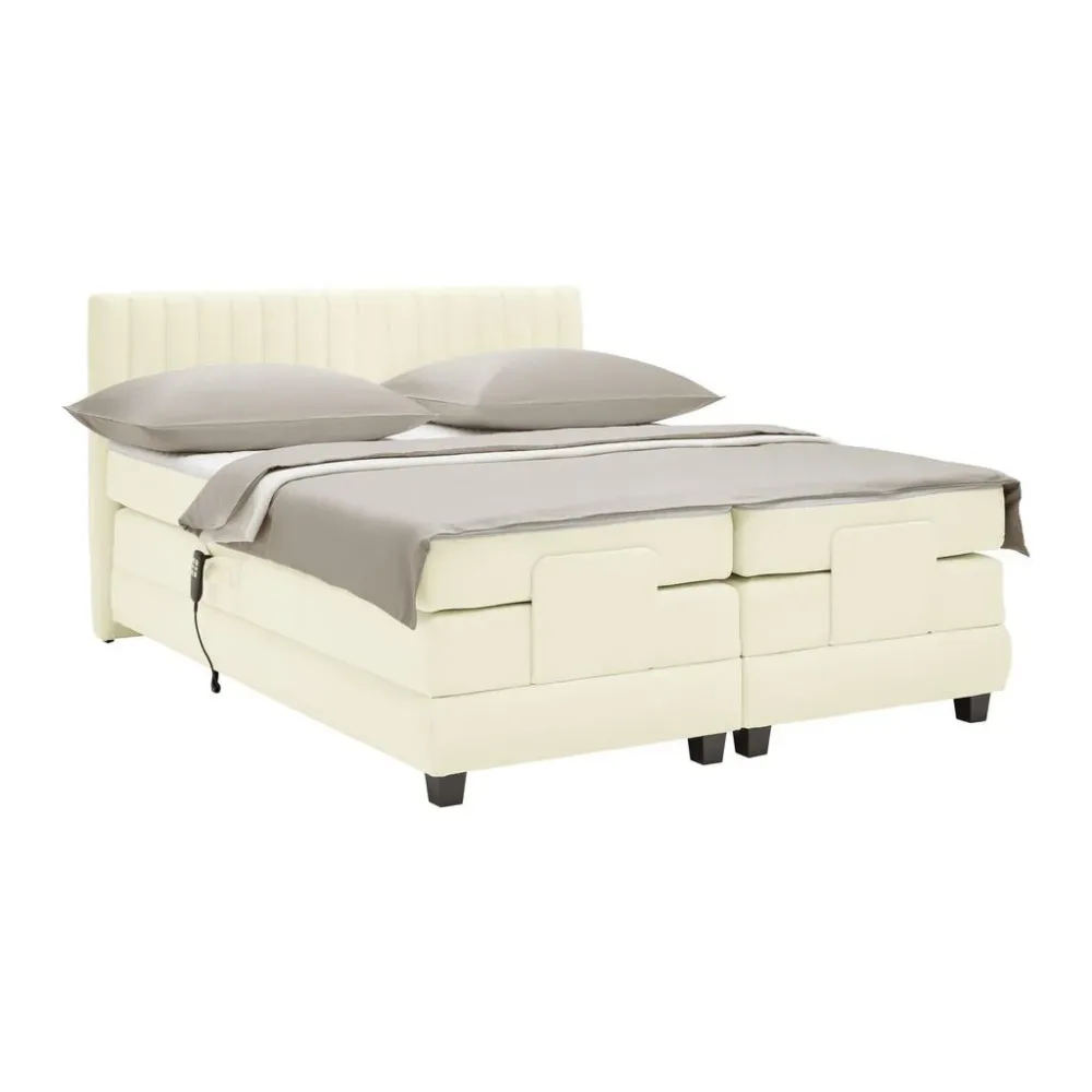 Boxspringbett Dixon Ecru Ca. 140x200cm  Ecru 