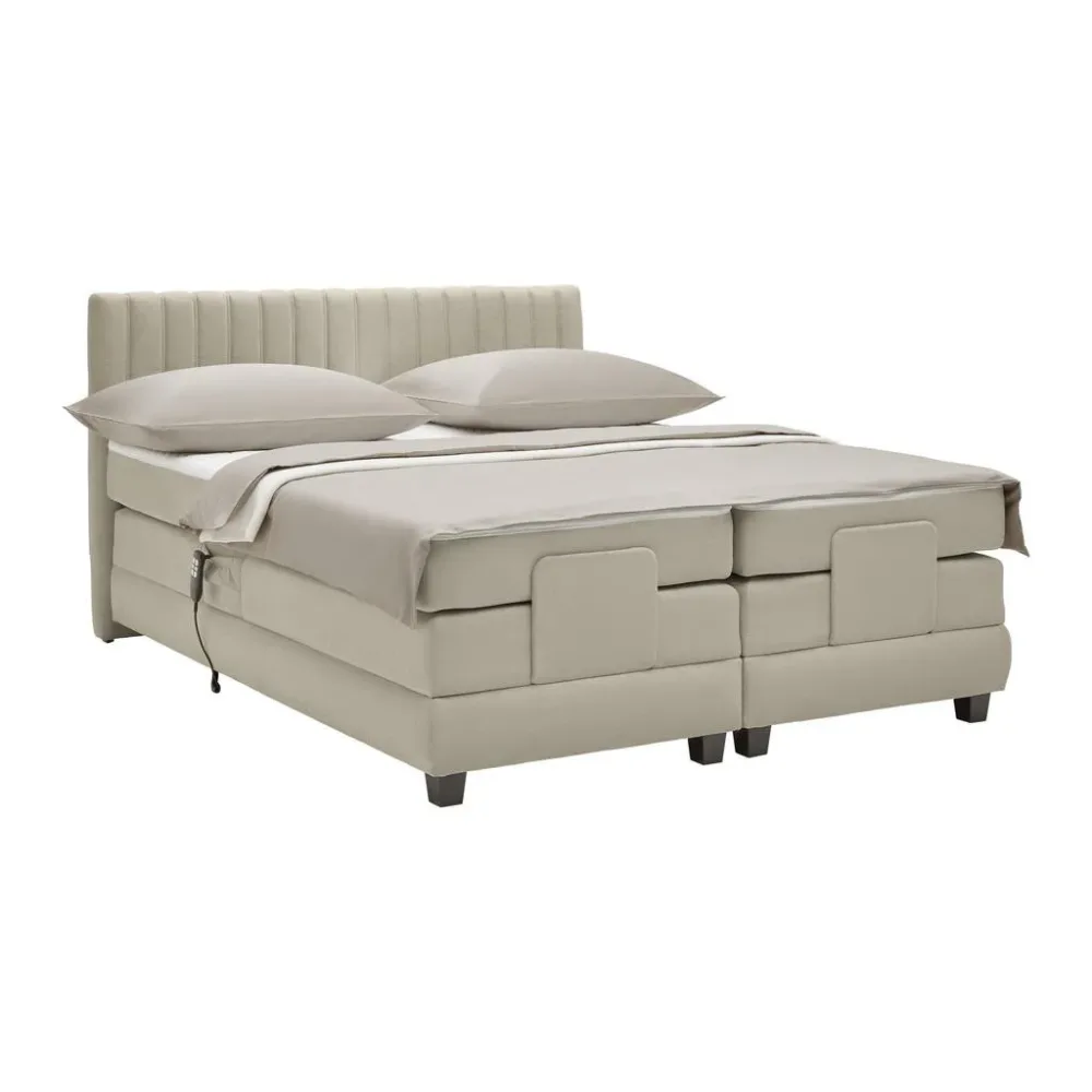 Boxspringbett Dixon Cappuccino Ca. 140x200cm 140/200 cm Cappuccino 