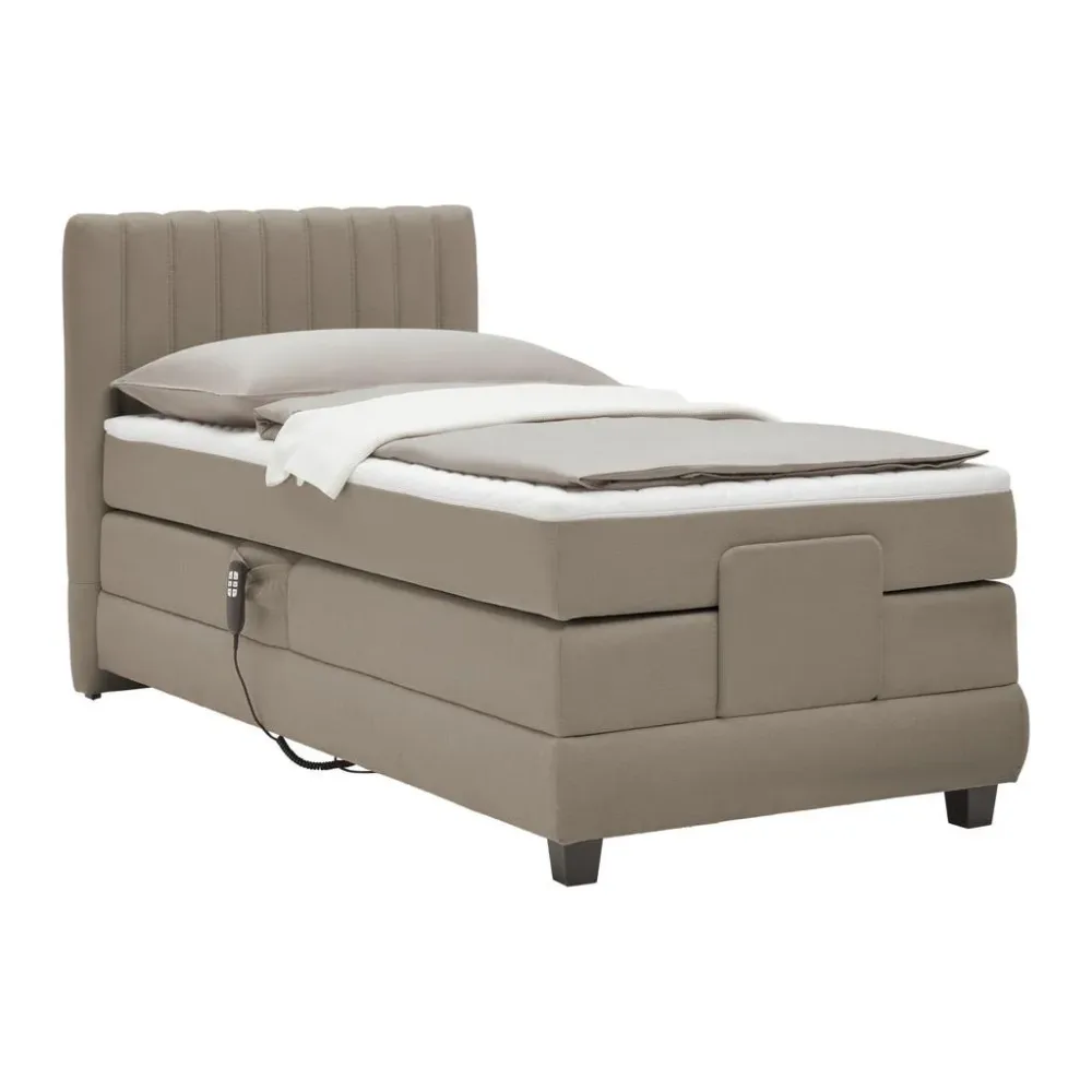 Boxspringbett Dixon Braun Ca. 90x200cm 90/200 cm Braun 