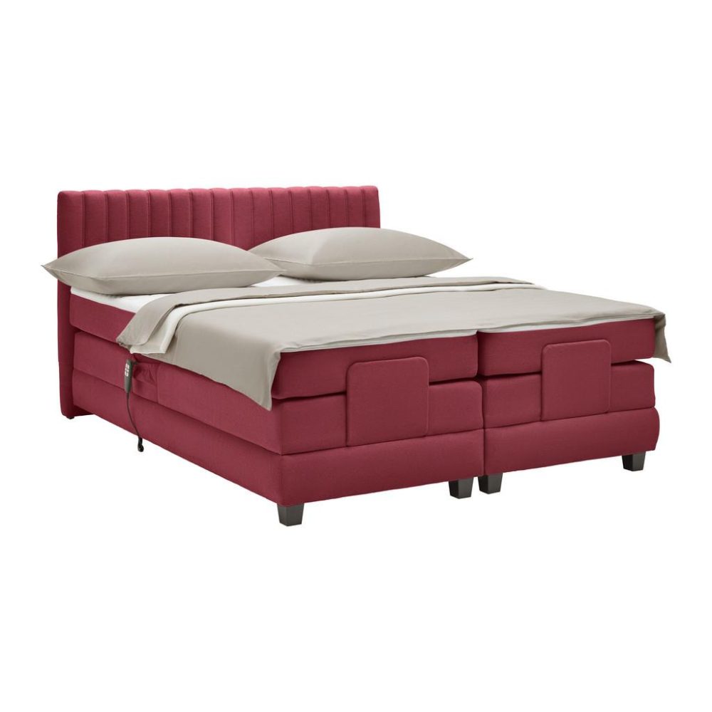 Boxspringbett Dixon Weinrot Ca. 160x200cm 160/200 cm Weinrot 
