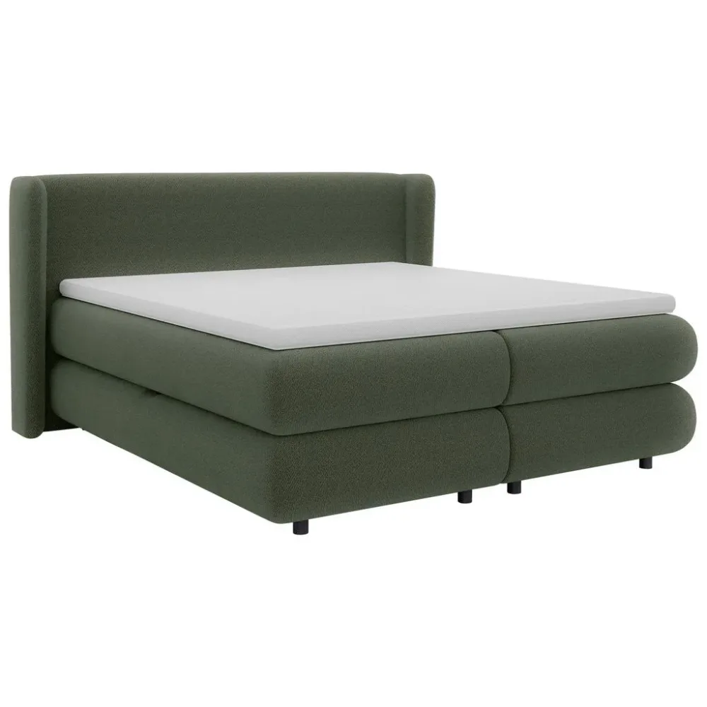Boxspringbett Elodie Grün Ca. 160x200cm 160/200 cm Grün 
