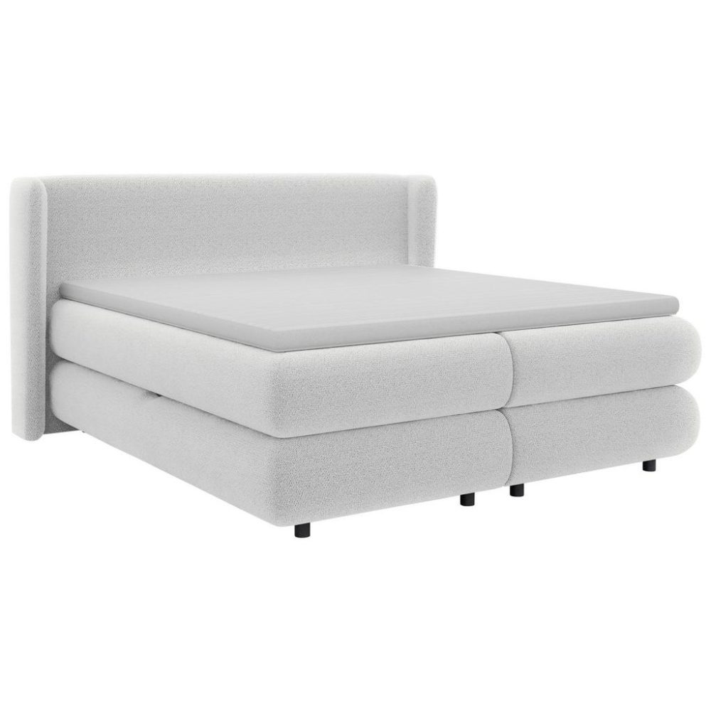 Boxspringbett Elodie Weiss Ca. 180x200cm 180/200 cm Weiss 