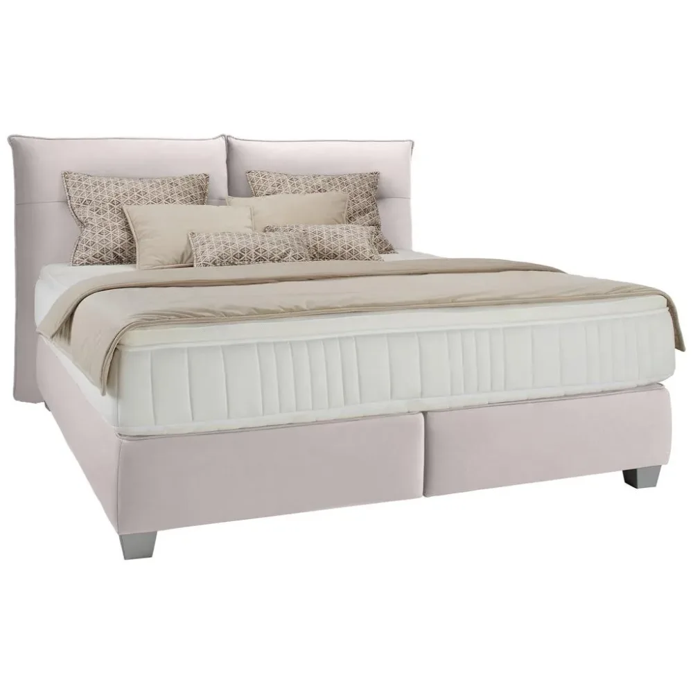 Boxspringbett Fog In Sandfarben Ca. 180x200cm 180/200 cm Sandfarben 