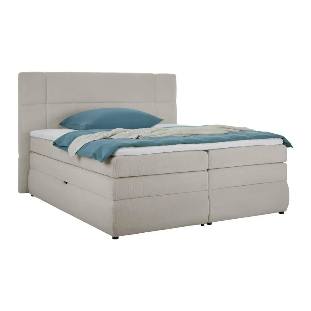 Boxspringbett Palace Beige Ca. 180x200cm 180/200 cm Beige 
