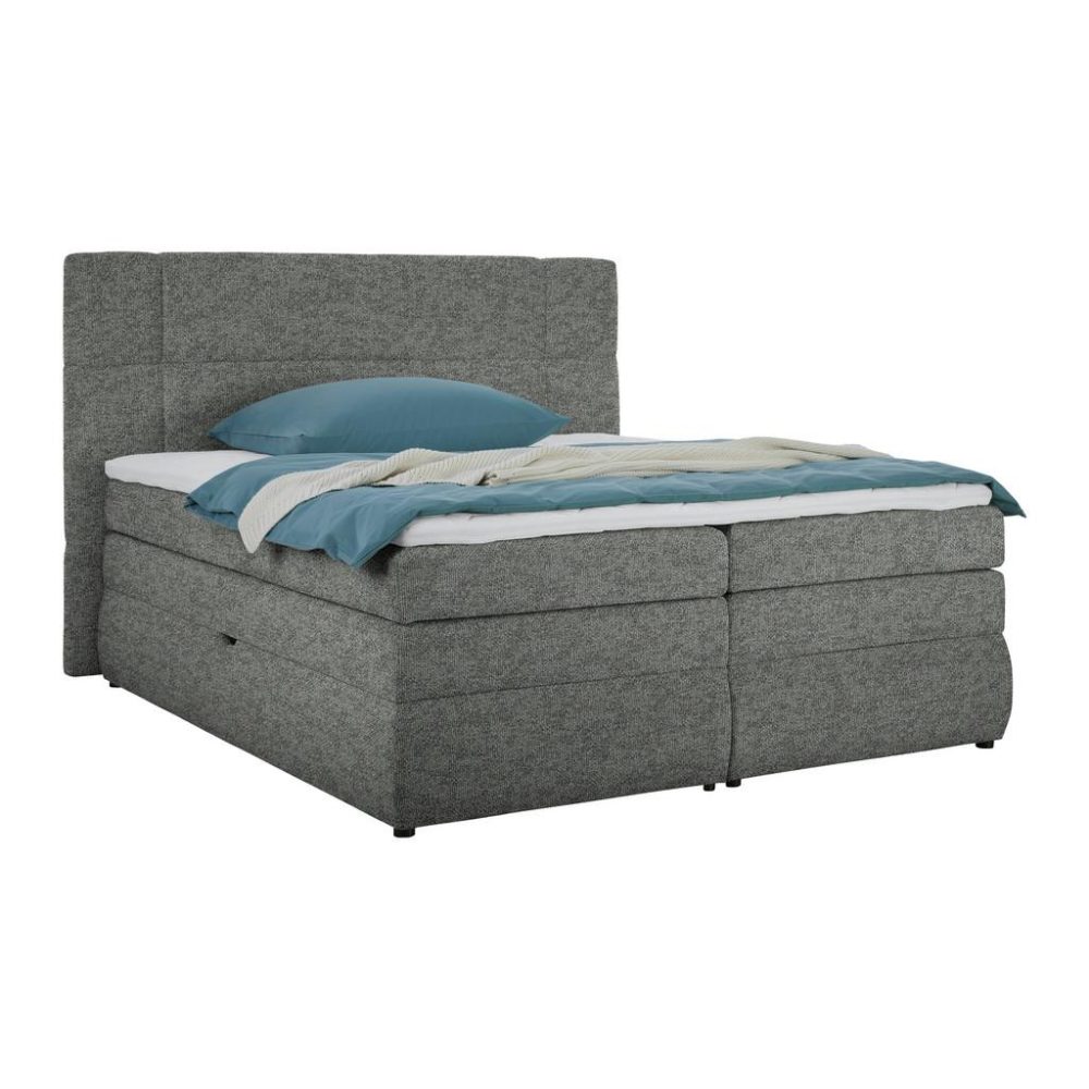 Boxspringbett Palace Anthrazit Ca. 180x200cm 180/200 cm Anthrazit 