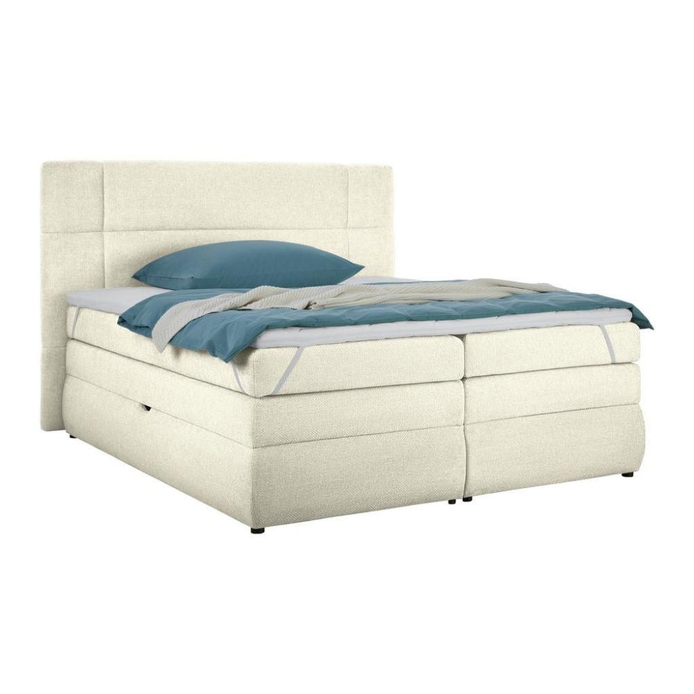 Boxspringbett Palace Weiss Ca. 160x200cm 160/200 cm Weiss 