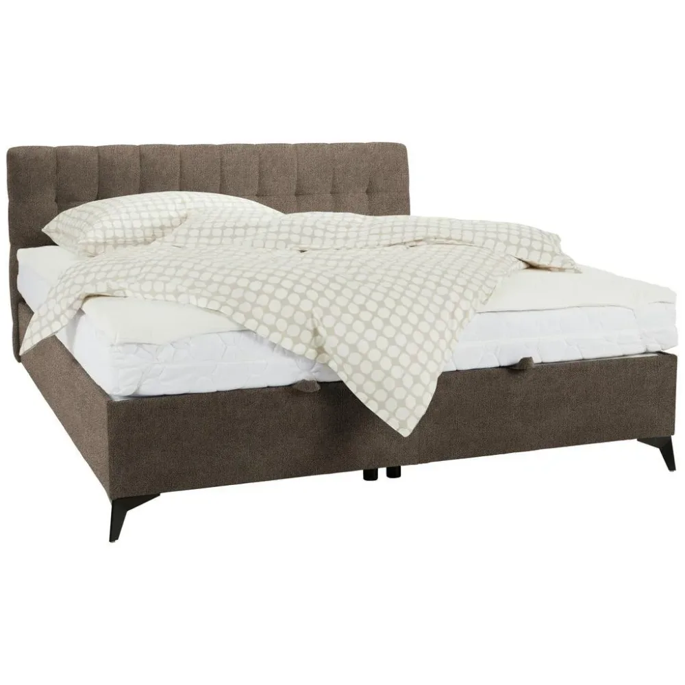 Boxbett In Hellbraun Ca. 180x200cm 180/200 cm Hellbraun 