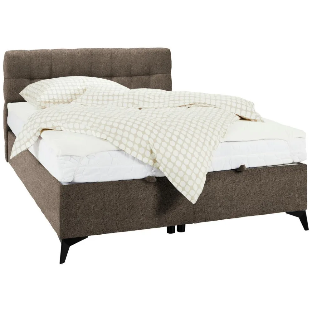 Boxbett In Hellbraun Ca. 140x200cm 140/200 cm Hellbraun 