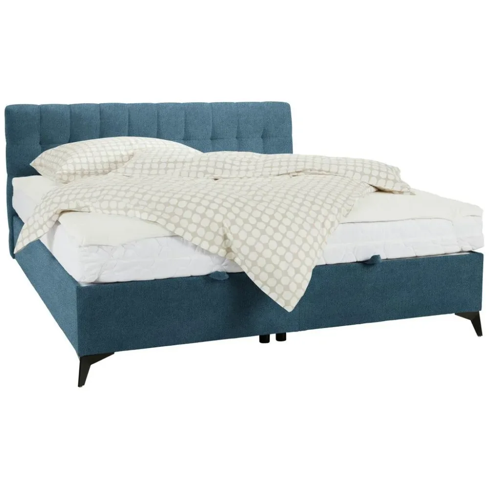 Boxbett In Hellblau Ca. 160x200cm 160/200 cm Hellblau 
