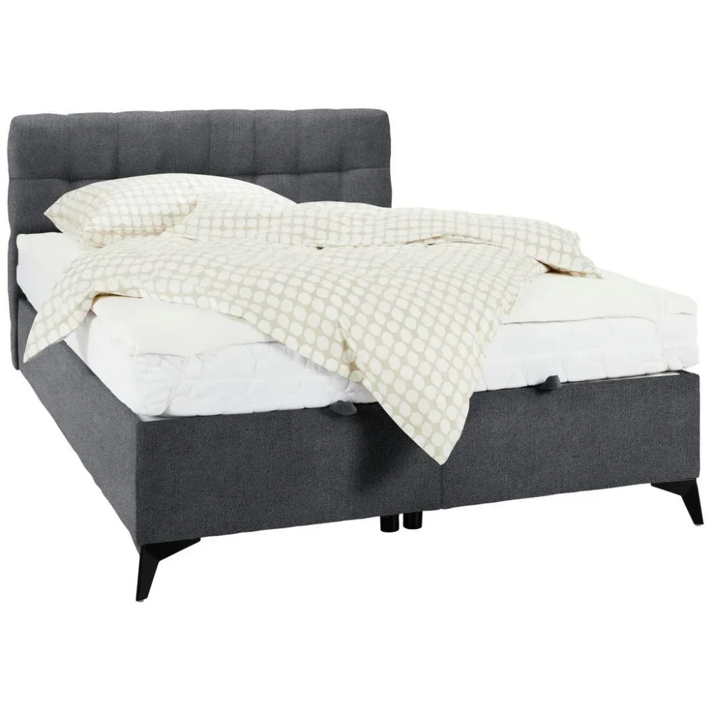Boxbett Magic Taupe/anthrazit Ca. 140x200cm 140/200 cm Anthrazit 