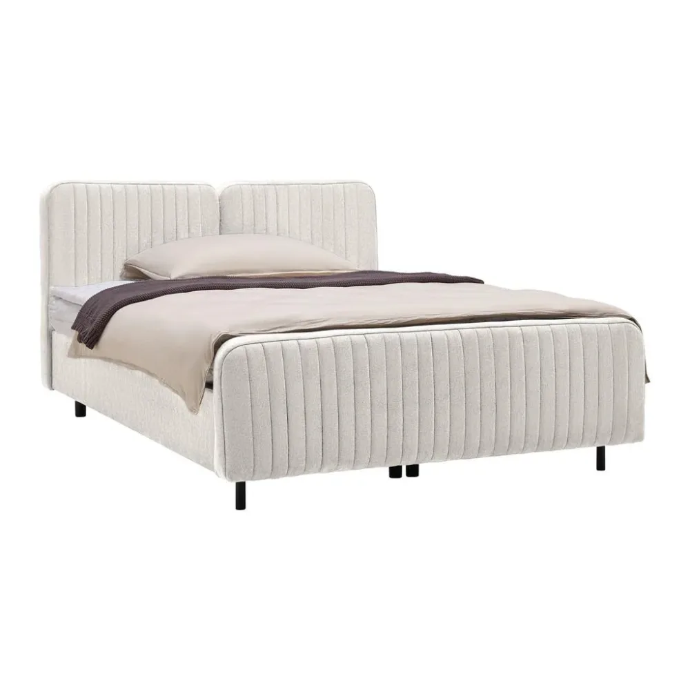Boxbett Livetto Hellgrau Ca. 180x200cm 180/200 cm Beige 