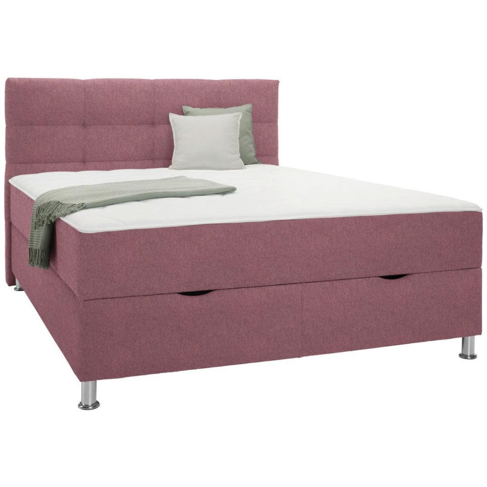 Boxbett Oviedo 180 In Weinrot Ca. 180x200cm 180/200 cm Weinrot 
