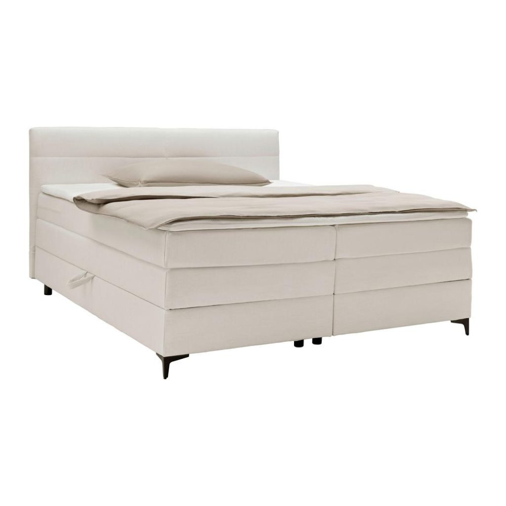 Boxspringbett Bari In Creme Ca. 160x200cm 160/200 cm Creme 