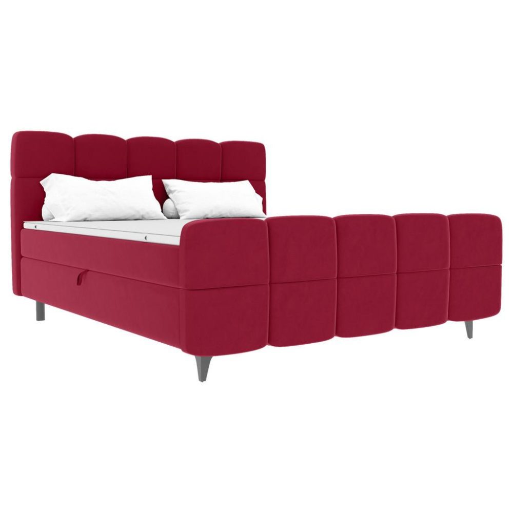 Boxbett Mona Rot Ca. 180x200cm 180/200 cm Rot 