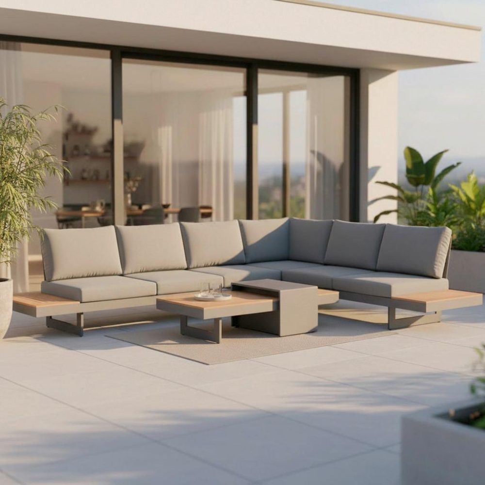 Gartenlounge Sabrina 4-teilig  323/79/253 cm 