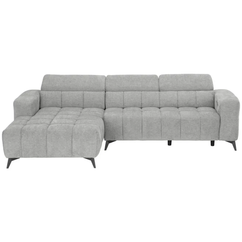 Wohnlandschaft Melbourne Grau Chenille Grau 