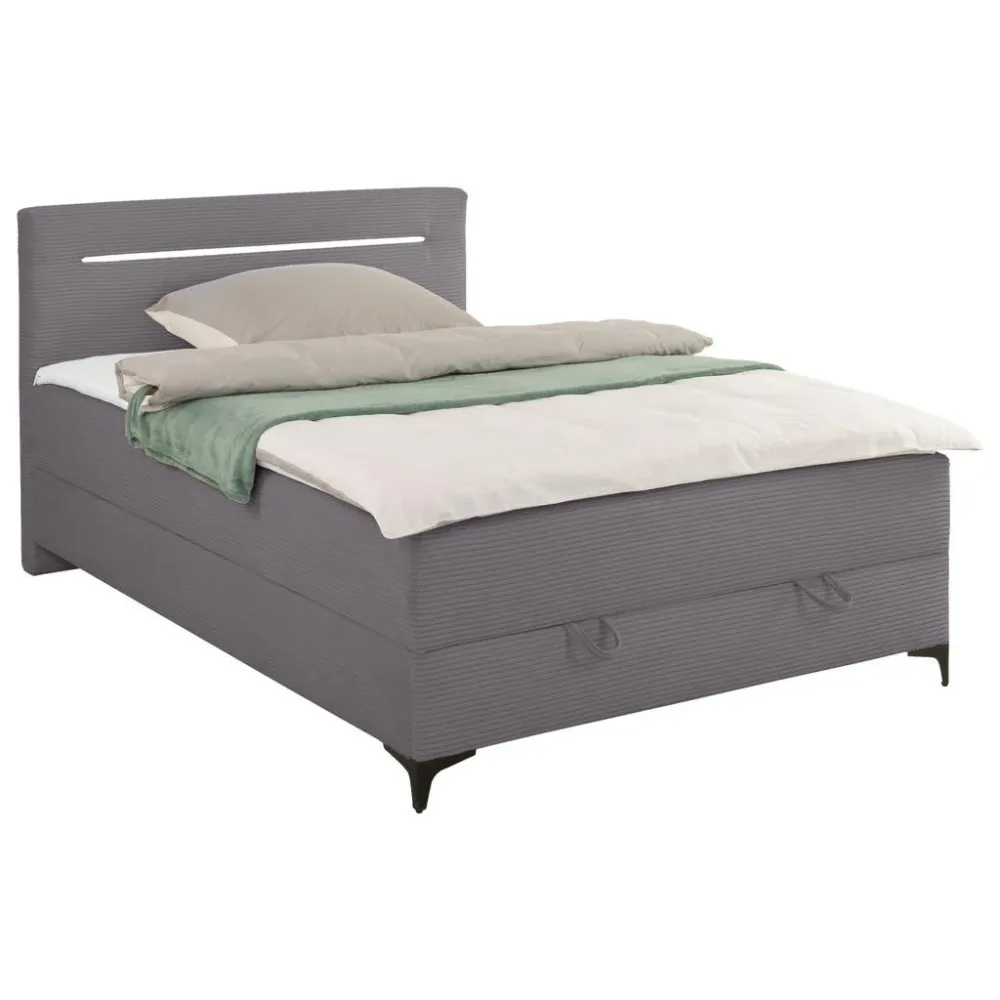 Boxbett Jerry Anthrazit Ca. 100x200cm 100/200 cm Anthrazit 