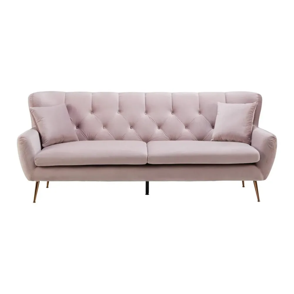 Sofa In Rosa Inkl. 2 Kissen 