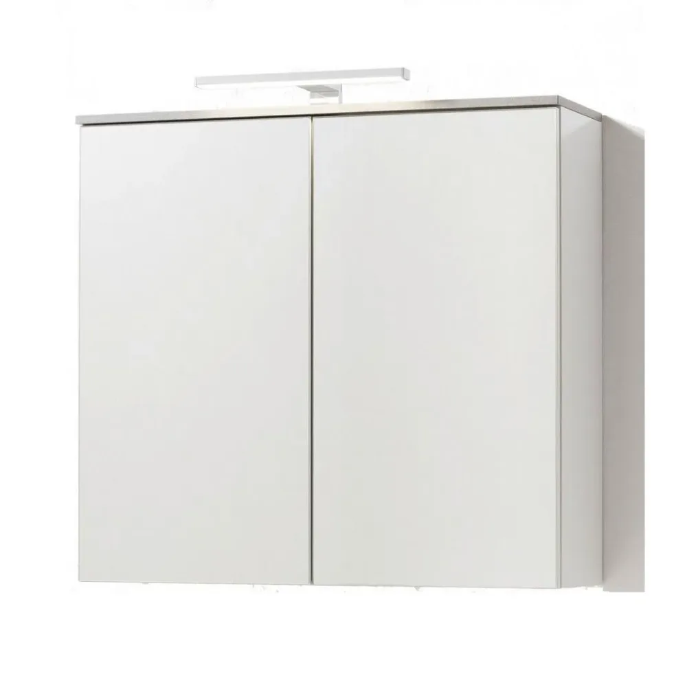 Spiegelschrank In Weiss 70/65/22 cm 